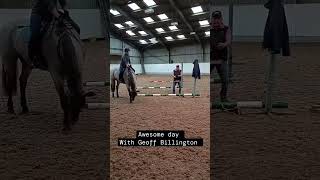 Geoff Billington clinic 💜 organised by Pixies Ponies Events horse equestrian horsefan jumping [upl. by Aeriel]