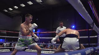 FULL FIGHT PONTYPRIDD’S TOM JAMES VS KASEY BRADNUM [upl. by Alegnaoj]