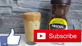 NESCAFÉ kalt mit Milch  lecker leichtes Sommergetränk [upl. by Nielson335]