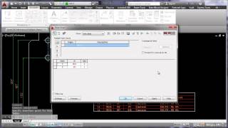 AutoCAD Mechanical 2014 Hole Charts [upl. by Irrehc]