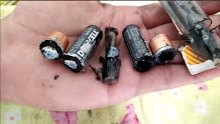 Inside DuraCell Battery  Used amp New [upl. by Azilem]