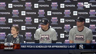 Full Sarah Langs New York Yankees Hope Week press conference [upl. by Merrell]