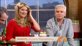 Holly Willoughby starts to singthen cant stop laughing [upl. by Maribeth]