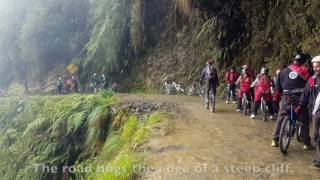 Mountain Biking Death Road Bolivia with Barracuda Biking [upl. by Nyleaj]