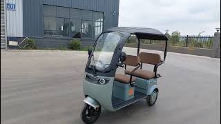 3 Wheel Electric Mobility Scooter Citycoco Electric Scooter with top roof JLM202005 [upl. by Parlin446]