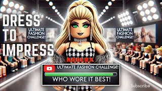 Fashion Battle in Dress to Impress Roblox 👗  Roblox [upl. by Annirok]