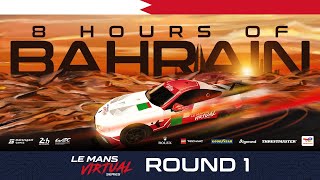 LIVE 8 Hours of Bahrain Race  Le Mans Virtual Series 2022 [upl. by Volnak]