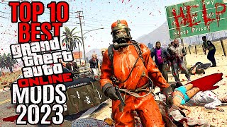 Top 10 Best GTA 5 Online Mods 2023 [upl. by Thorley]