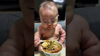 Baby eat food mỗi ngày 1 gói siro giúp con ngon miệng shorts shortvideo [upl. by Mag284]