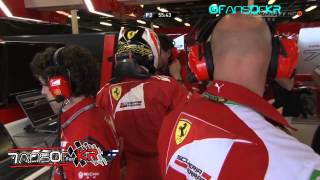 Kimi Räikkönen angry to Ferrari engineers  Australia practice 3 2014 HD [upl. by Nytsua]