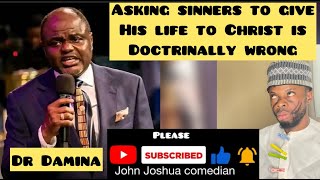 Dr Damina Asking Sinners to Give There Life To CHRIST is DOCTRINALLY WRONG viralvideo trending [upl. by Klemm926]