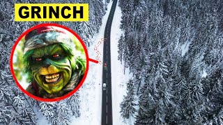 Drohne überwacht GRINCH um 3 Uhr mittags im WALD vor WEIHNACHTEN [upl. by Nirag]