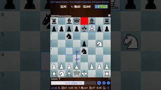 Italian Game Two Knights Defense PonzianiSteinitz Gambit Srinir6DBNTWeerawardana 10 [upl. by Nonnair423]