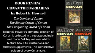 Conan the Barbarian by Robert E Howard Del Rey three volume overview [upl. by Caiaphas837]