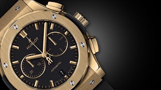 HUBLOT  CLASSIC FUSION CHRONOGRAPH YELLOW GOLD 42MM [upl. by Sunday]