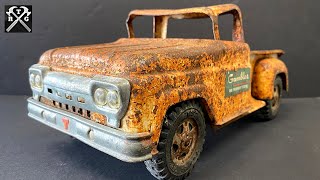 Tonka Truck Custom Restoration  Texas AampM Tribute Gig Em Aggies  Oddly Satisfying Toy Restoration [upl. by Marjorie]