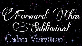 💎Forward Chin Subliminal Calm Version ☆ [upl. by Runkel]