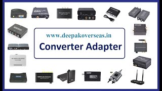 ALL TYPES OF CONVERTERS ADAPTERS [upl. by Anisamot229]