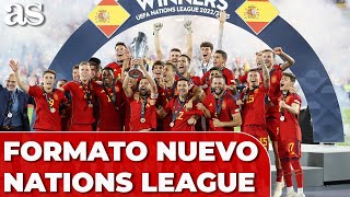 Así es el FORMATO de la NATIONS LEAGUE ESTO le espera a ESPAÑA [upl. by Aimahs]