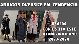 Cómo combinar los abrigos largos con mucho estilo Ideas de outfits OTOÑOINVIERNO 20232024 [upl. by Zetneuq]