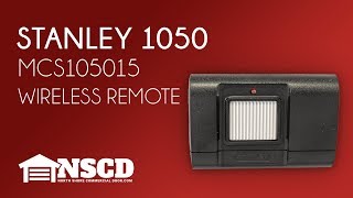 Stanley 1050 Transmitter Remote [upl. by Aimej]