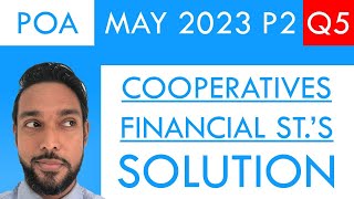 PoA  May 2023 P2 Q5  Cooperatives  Appropriation account  Balance sheet [upl. by Hein240]