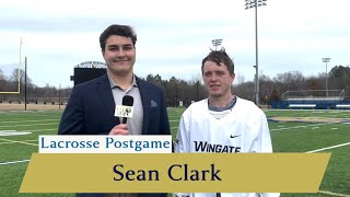 Mens Lacrosse Postgame vs Mercyhurst Sean Clark  2102024 [upl. by Alesram]