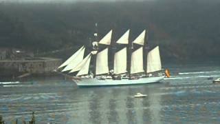 Juan Sebastián Elcano entrando en Ferrol 5 [upl. by Aryamo]