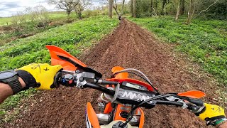 Riding 14 Miles Of Amazing Trails At An Enduro Event RAW LAP [upl. by Nnylsia]