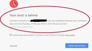 Your Clock is Behind Error [upl. by Kristofor659]
