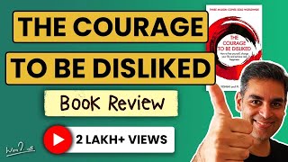 The Courage to be Disliked  BOOK REVIEW IN 10 MINUTES  Ankur Warikoo Hindi [upl. by Berghoff]