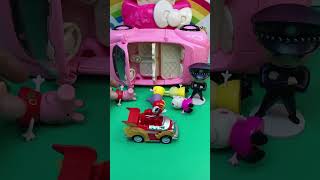 Peppa pig family 19 peppa peppapig toys viral shorts [upl. by Karmen3]