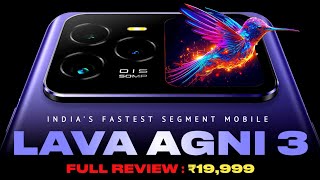 AGNI 3 Indias First Dual Display⚡Full Review Lava Agni 3 [upl. by Hoag]