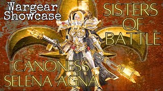 Sisters of Battle Canoness Selena Agna Wargear Showcase Dawn of War Soulstorm w Unification Mod 4K [upl. by Limhaj762]