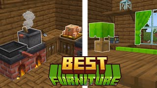 BEST FURNITURE MODS FOR MINECRAFT FORGE AND FABRIC [upl. by Grishilda]