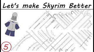 Building on Skyrim 5 Armour Clothes Smithing Perks and Weapons [upl. by Tigram]