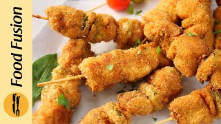 Quick and Easy Chicken Sticks Ramadan Special Recipe by Food Fusion [upl. by Gladine]