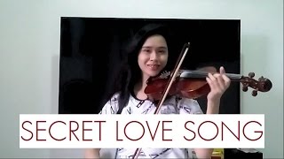 Secret Love Song  Little Mix  Violin Cover  Justerini Brooks [upl. by Euginomod732]