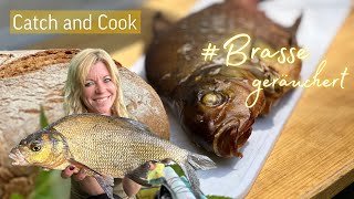 Catch and CookGeräucherte Brasse im Tischräucherofen 👌 catchandcook letscook [upl. by Ku546]