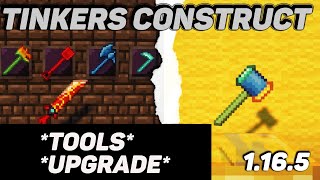 Tinkers Construct tutorial  guide 1165  1182 Part 4 Tools  upgrade minecraft java edition [upl. by Laroy]