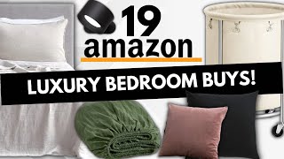 Luxury Bedroom Essentials from AMAZON Affordable Bedroom MUST HAVES [upl. by Eet]