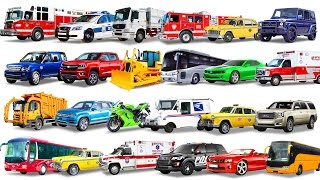 Cars Compilation for Kids Cars and Trucks Learning Street Vehicles for Kids Learn Transport [upl. by Glenn648]