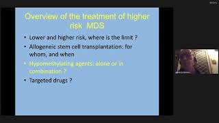 MDSR 2024 Clinical Higher Risk MDS [upl. by Fayette]