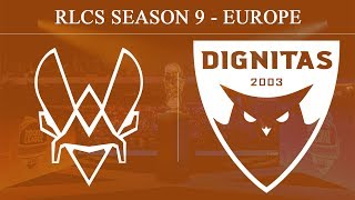 RV vs DIG  Renault Vitality vs Dignitas  RLCS Season 9  Europe 9th Mar 2020 [upl. by Erlewine201]