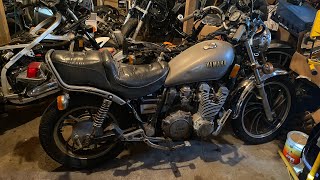 1981 Yamaha Maxim XJ650 Specs Walk Around Tour First Look Part Out [upl. by Rikahs]