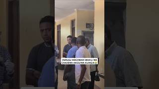 VURUGU MOCHWARI WAKILI WA CHADEMA AKIZUIWA KUINGIA😭 chadema shortsvideo mbowe allymohamed [upl. by Noskcaj]