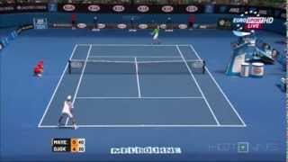 Djokovic vs Leonardo Mayer Australian HIGHLIGHTS Open 2014 Round 2 TRUE HD [upl. by Aisenet]