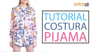 DIY Tutorial Costura Molde  Patrón Pijama Dos Piezas 1903 [upl. by Hguh248]