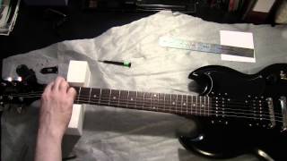 Epiphone SG Special  Black  4 Setup Adjustments Relief Action Pickup Intonation [upl. by Aknayirp]