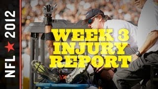 NFL Week 3 Injuries Stafford Revis Spiller HeywardBey and Reggie Bush All Injured on Sunday [upl. by Adnana65]